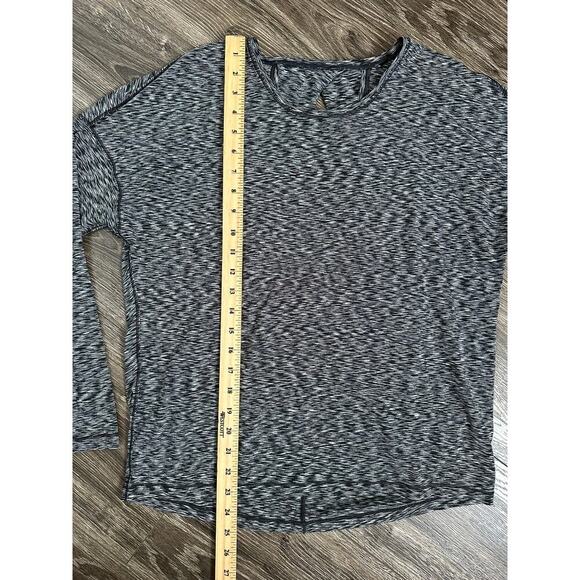 Lululemon Get Set Long Sleeve Spaced Out Space Dye Black White - Picture 2 of 7